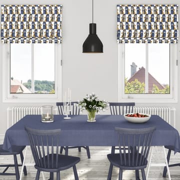 Buster stoff - Blå-beige - Arvidssons Textil