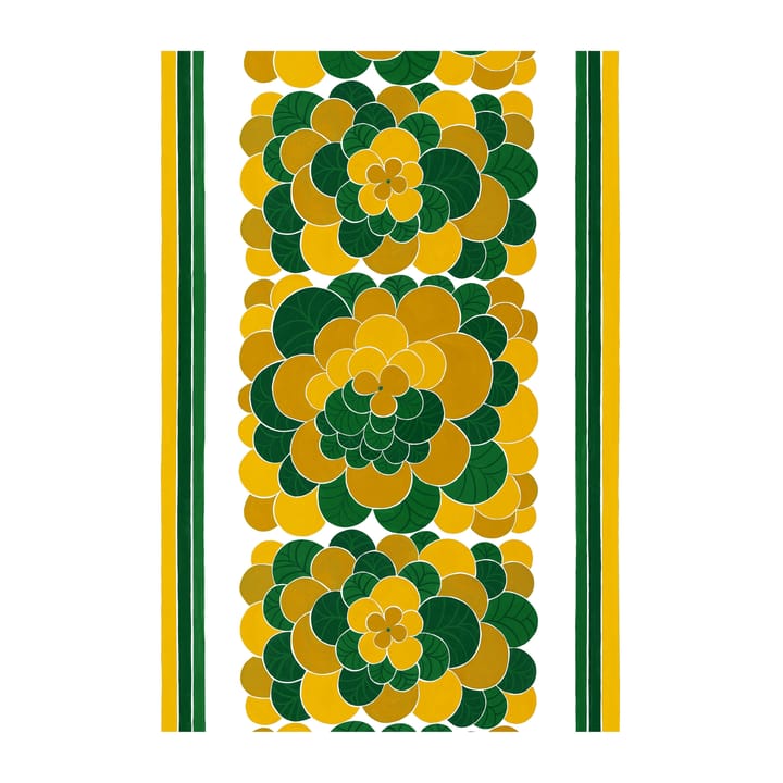 Cirrus stoff - Gul-grønn - Arvidssons Textil