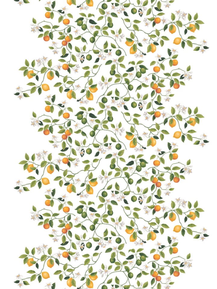 Citrusträdet stoff - Grønn-grønn - Arvidssons Textil