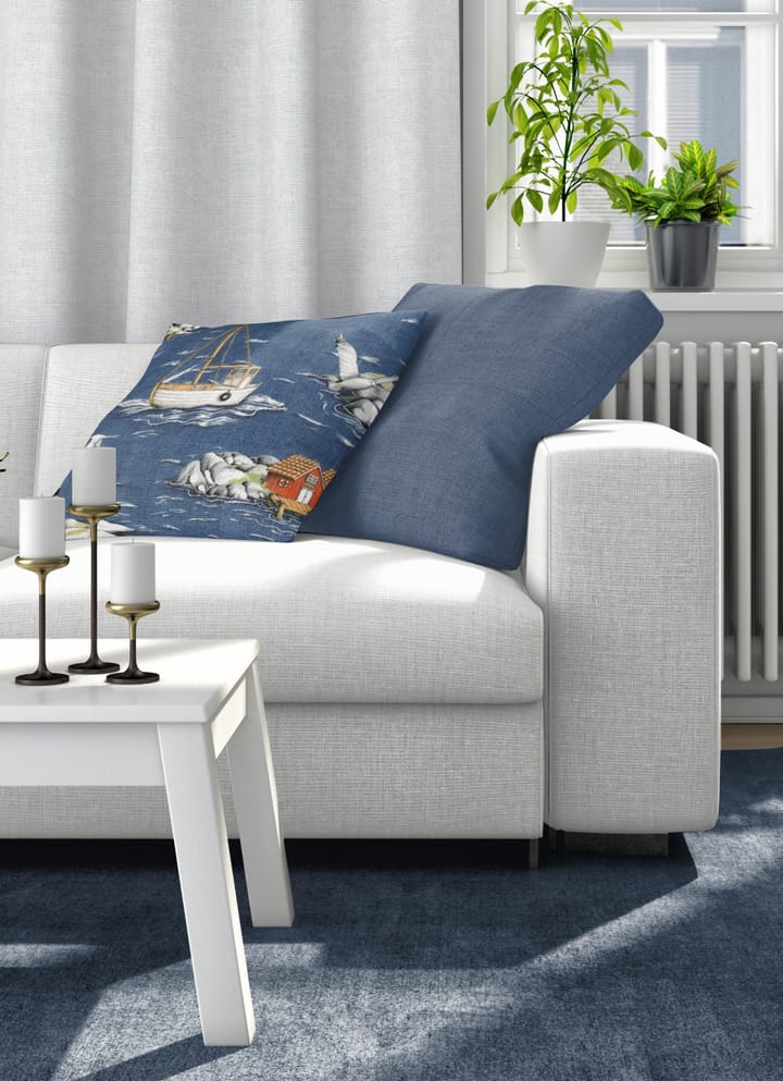 Fiskeskär putetrekk 47 x 47 cm, Blå Arvidssons Textil