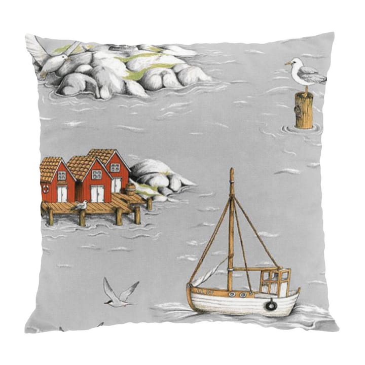 Fiskeskär putetrekk 47 x 47 cm - Grå - Arvidssons Textil