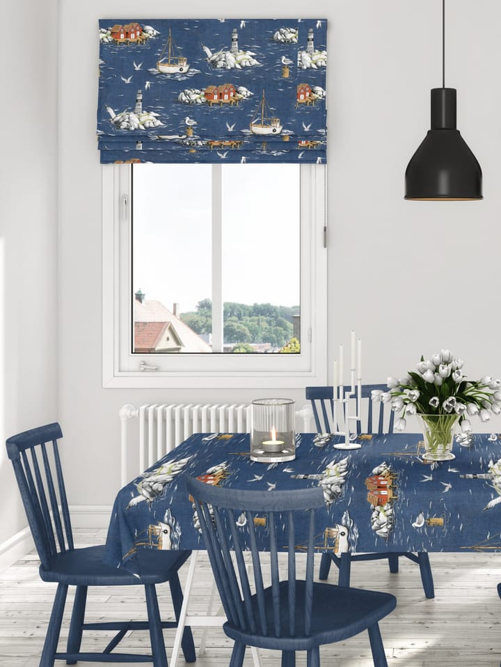 Fiskeskär voksduk, Blå Arvidssons Textil