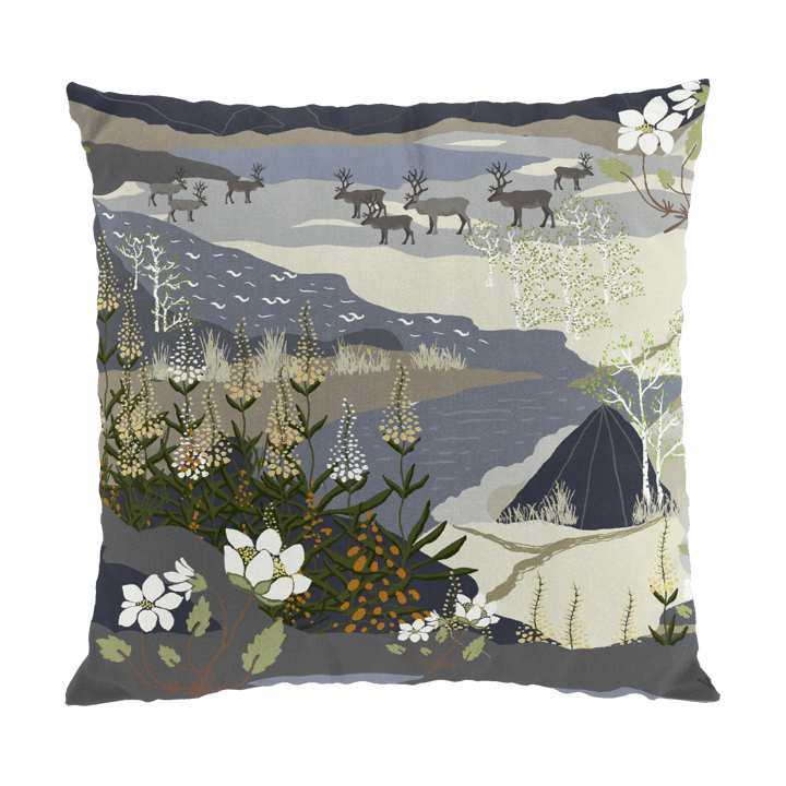 Fjällvandring putetrekk 47 x 47 cm - Blå - Arvidssons Textil