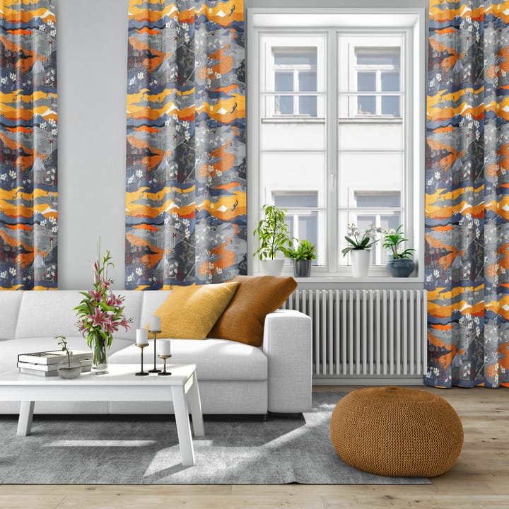 Fjällvandring stoff, Oransje Arvidssons Textil