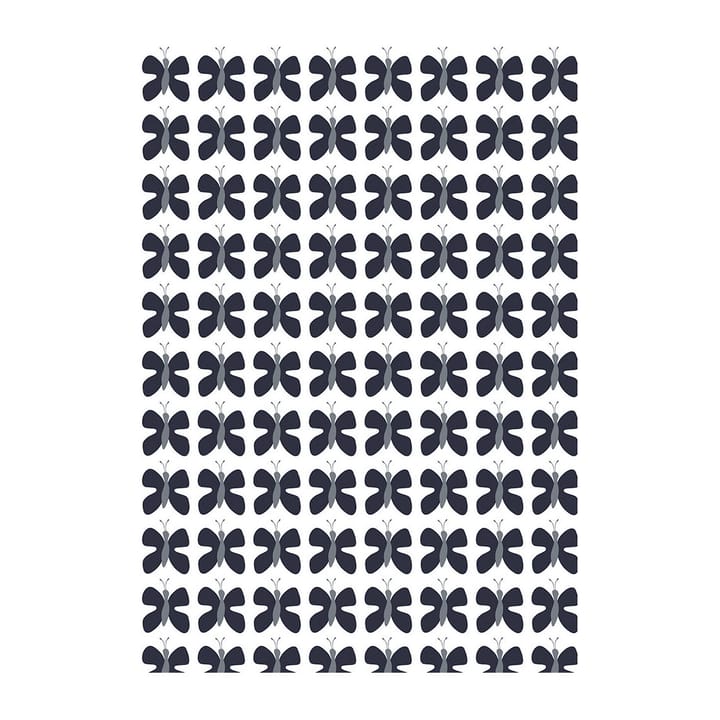 Fjäril Mini stoff - Blå - Arvidssons Textil