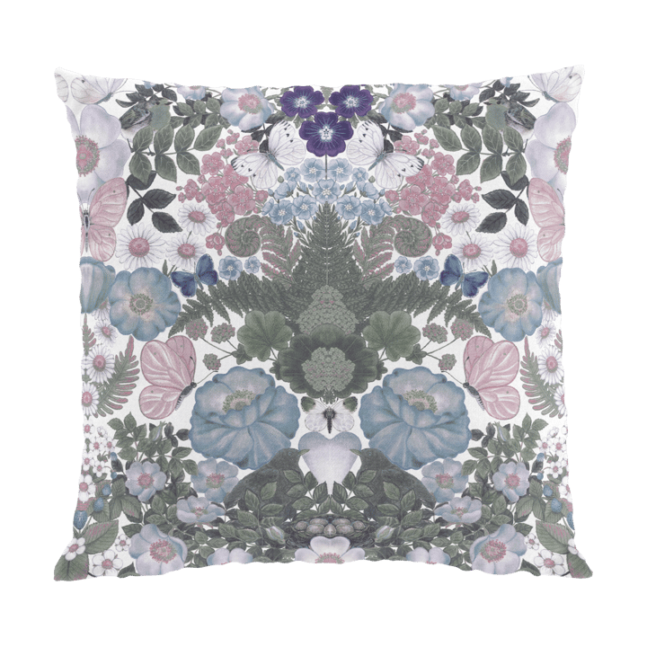 Fjärilsblom putetrekk 47x47 cm - Turkis - Arvidssons Textil