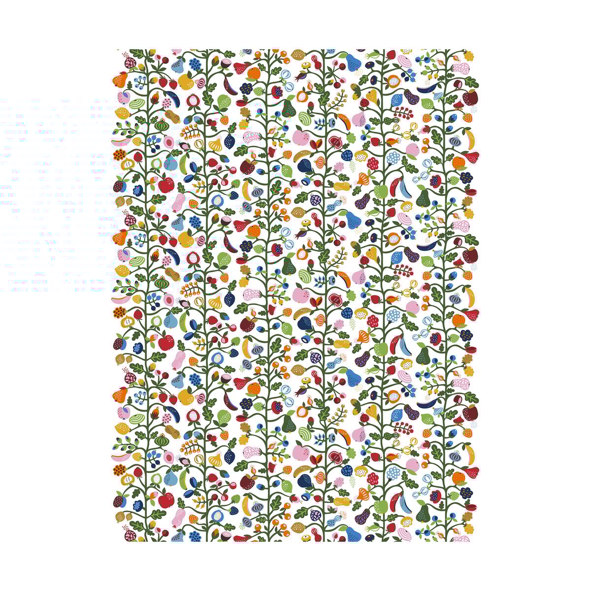 Bilde av Arvidssons Textil Frukthage stoff Multi