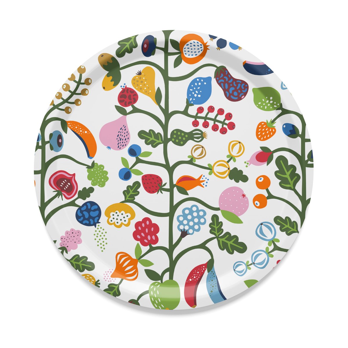 Arvidssons Textil Fruktträdgården brett Ø31 cm Multi