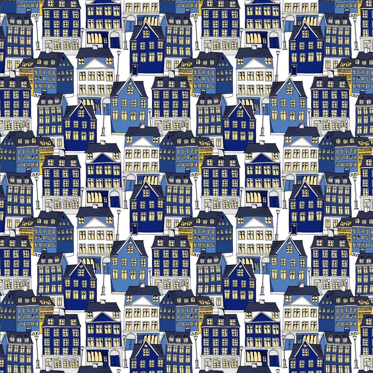 Arvidssons Textil Gamlastan stoff Blå | Skandinavisk Design | Stoff & Metervare | Blå