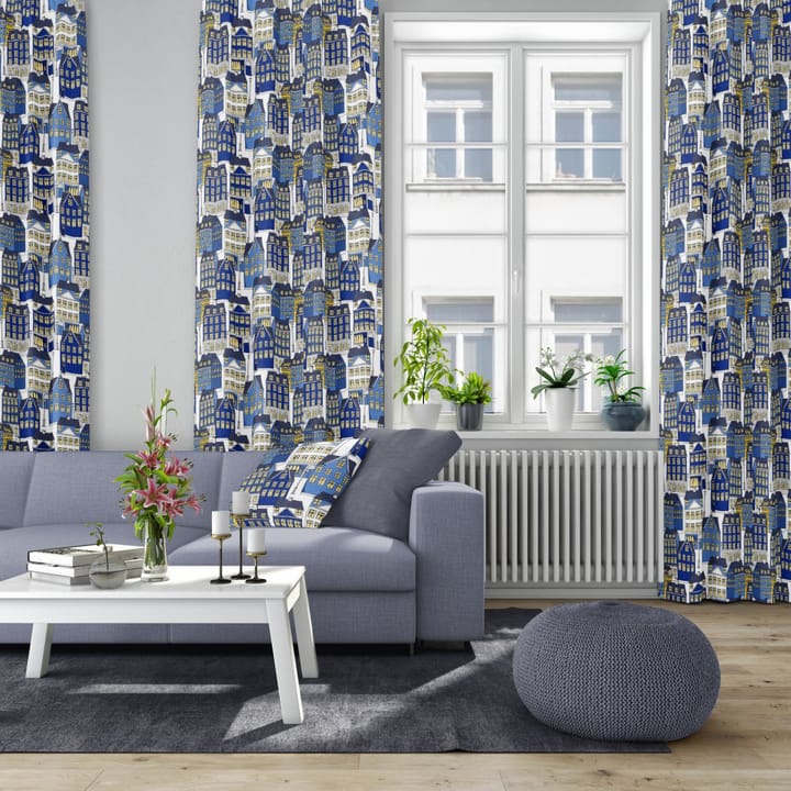 Gamlastan stoff, Blå Arvidssons Textil