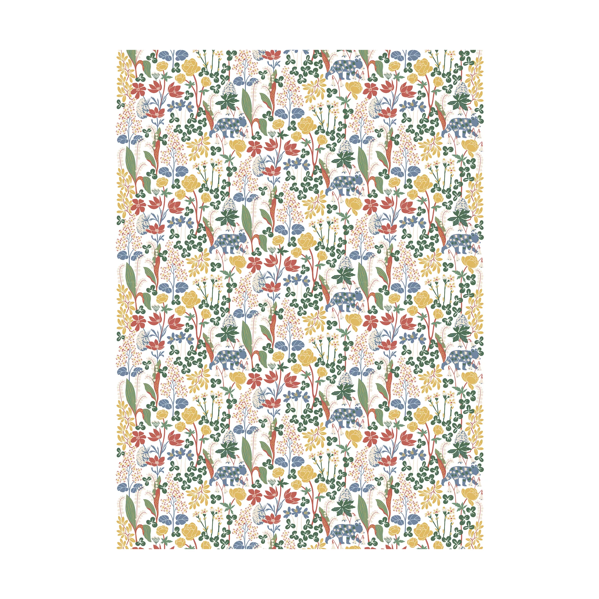 Här sover ingen björn stoff, Multi Arvidssons Textil