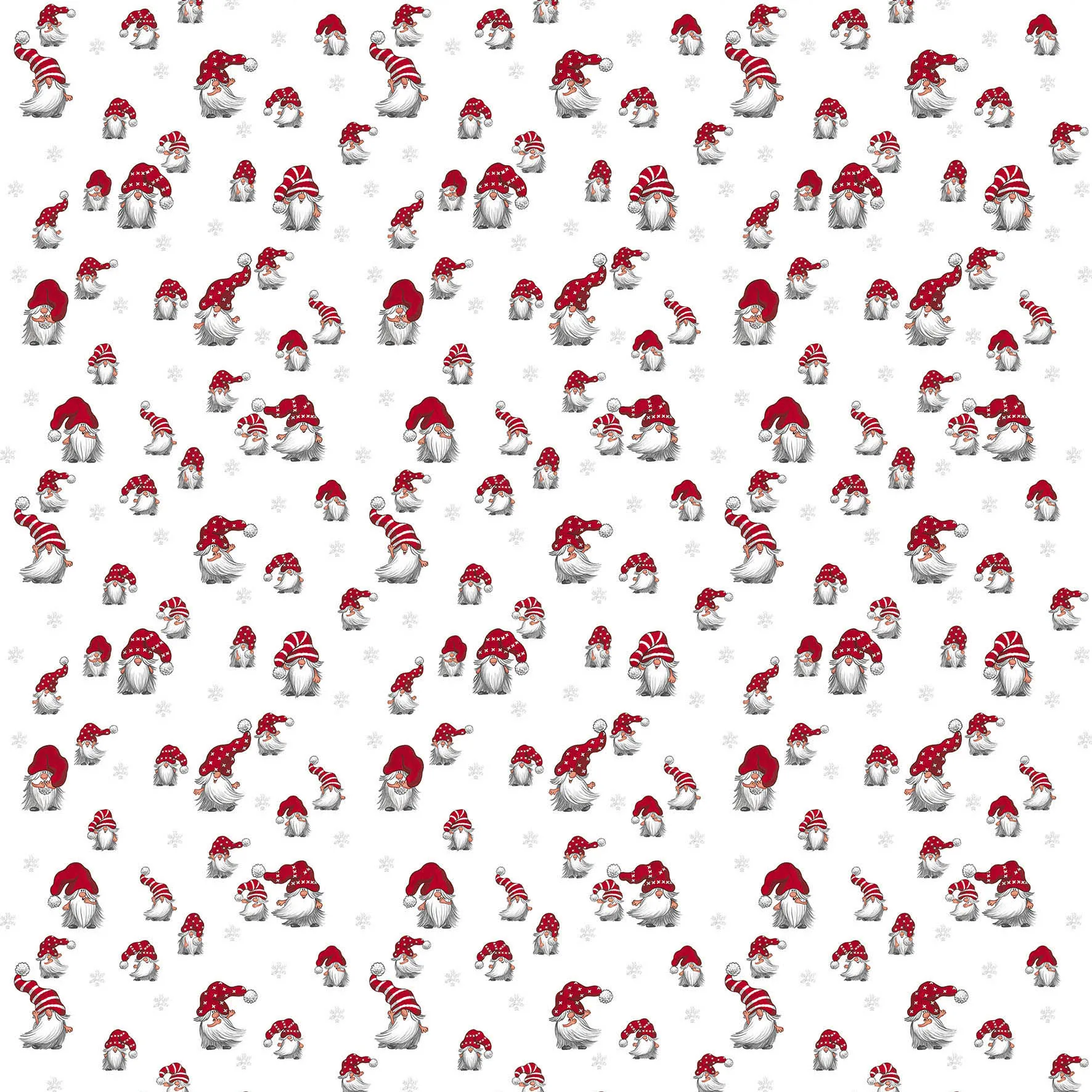 Julian voksduk, Off white-rød Arvidssons Textil