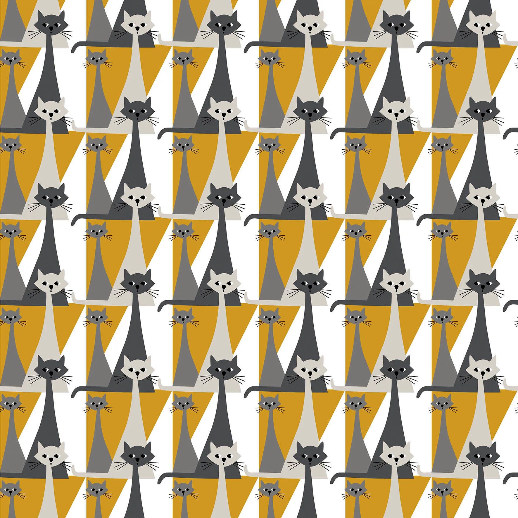 Kitty stoff, Gul Arvidssons Textil
