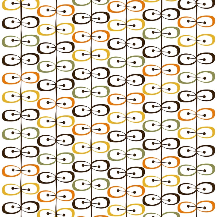 Kiwi stoff - Gul-oransje - Arvidssons Textil