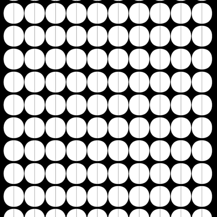 Lane stoff - hvite sirkler - Arvidssons Textil