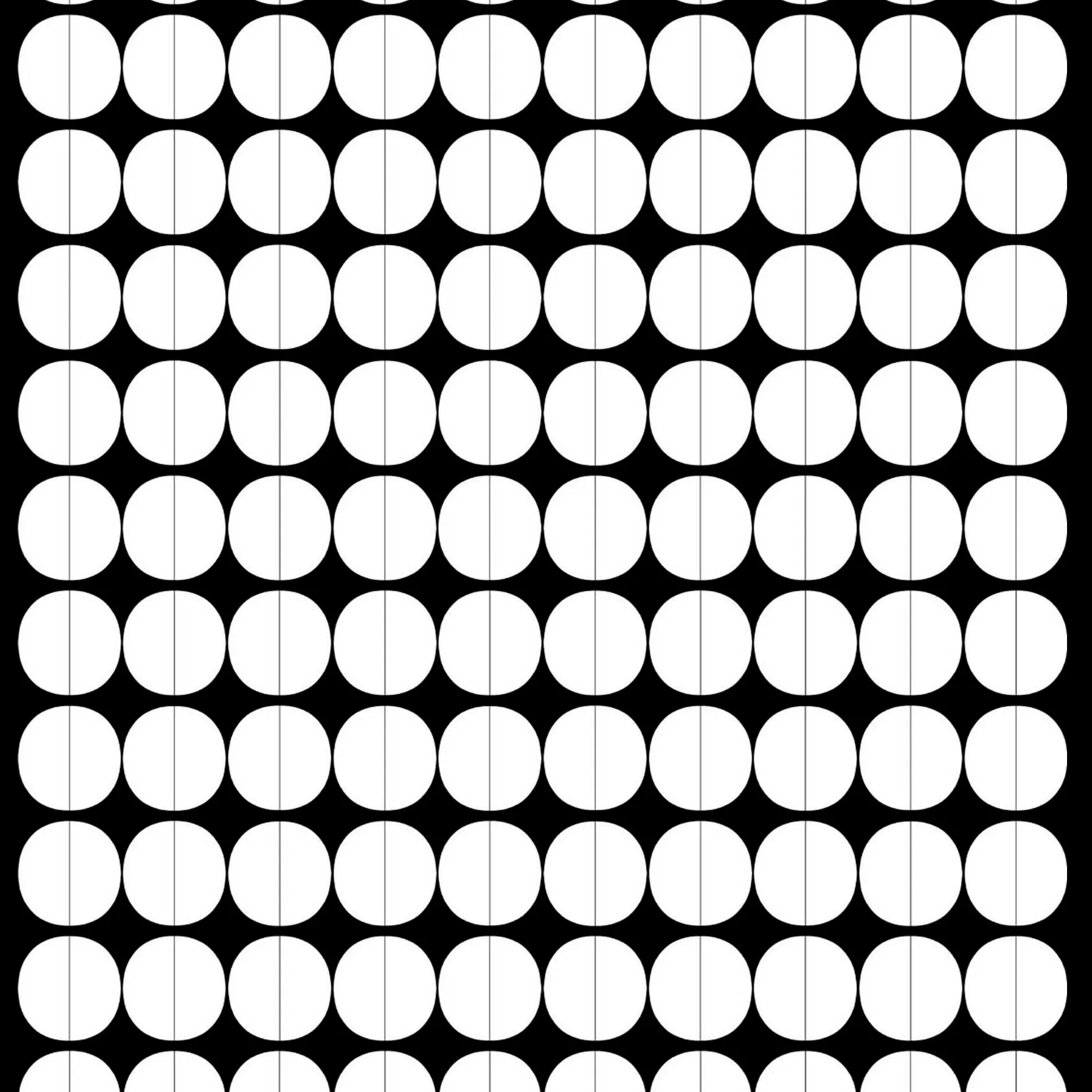 Lane stoff, hvite sirkler Arvidssons Textil