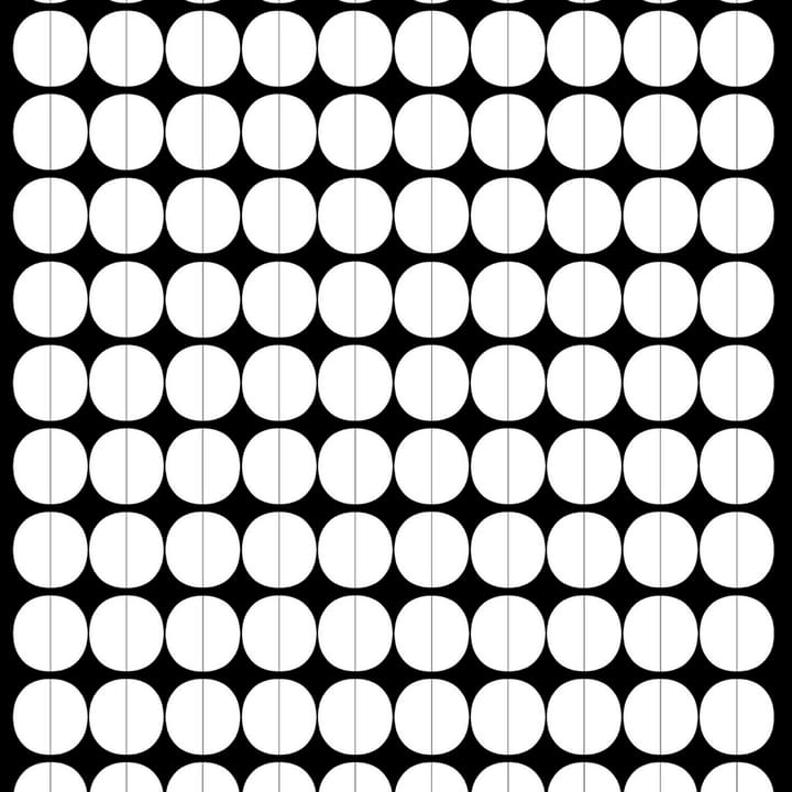 Lane stoff - hvite sirkler - Arvidssons Textil