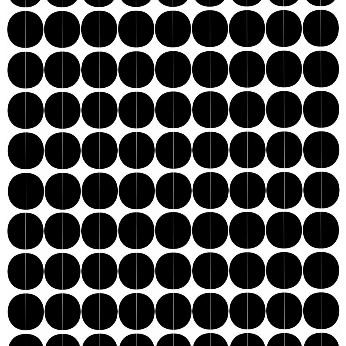Bilde av Arvidssons Textil Lane stoff sorte sirkler