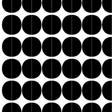 Lane stoff - sorte sirkler - Arvidssons Textil