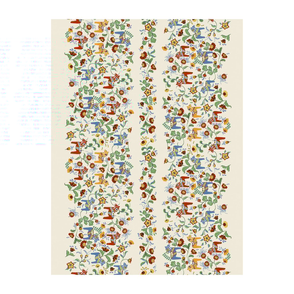 Arvidssons Textil Leksand Bård stoff Beige | Skandinavisk Design | Stoff & Metervare | Beige