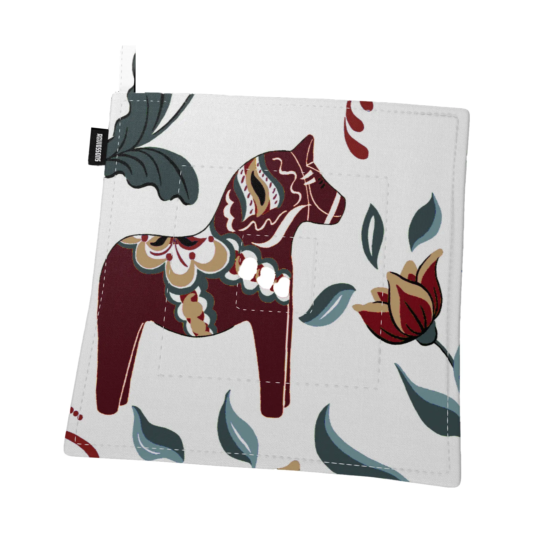 Leksand grytelapp 22 x 22 cm, Jubileumsutgave 30 år Arvidssons Textil