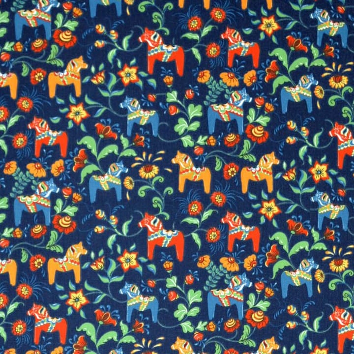 Leksand mini stoff - blå - Arvidssons Textil