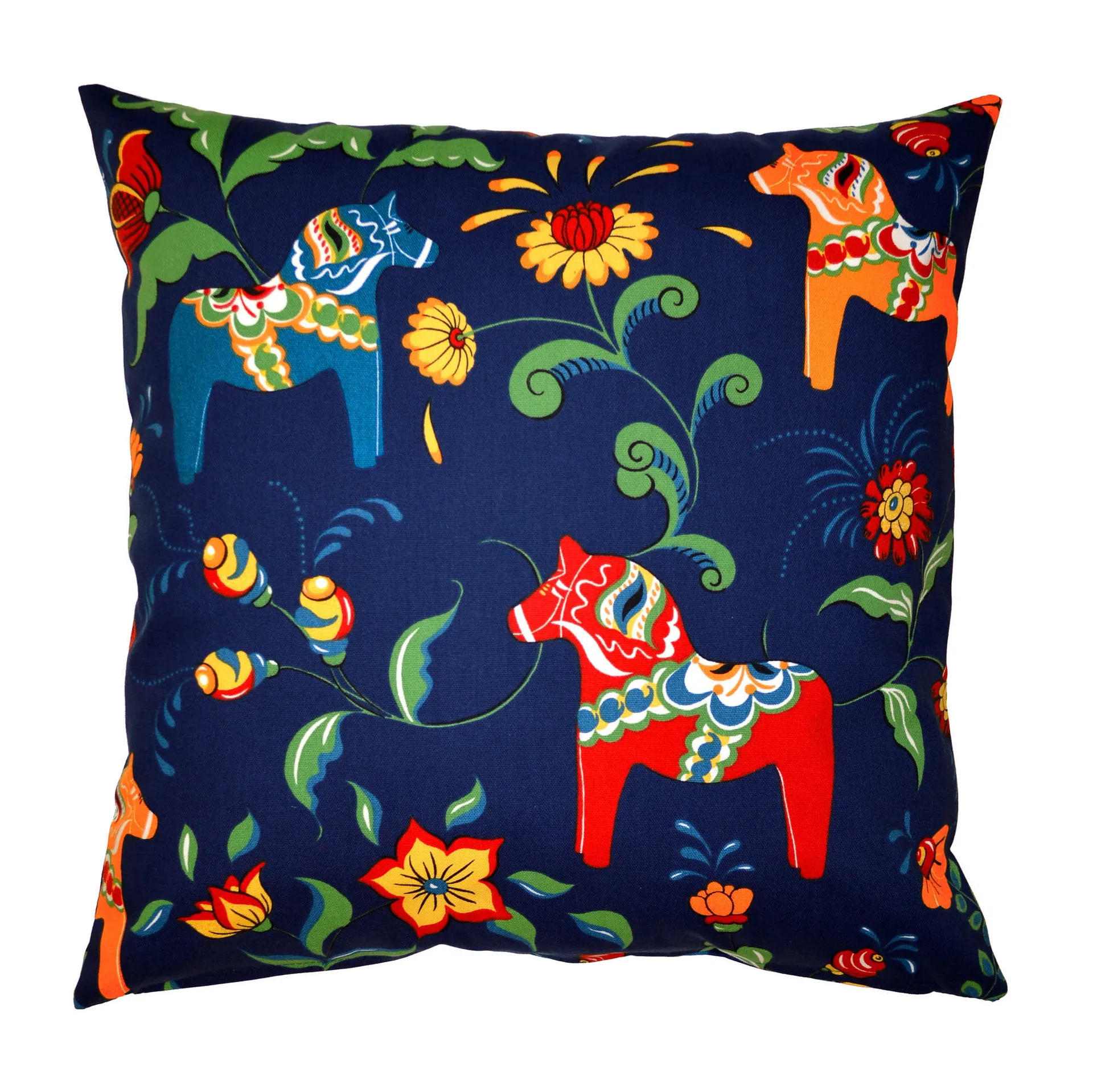 Leksand putetrekk, blå Arvidssons Textil