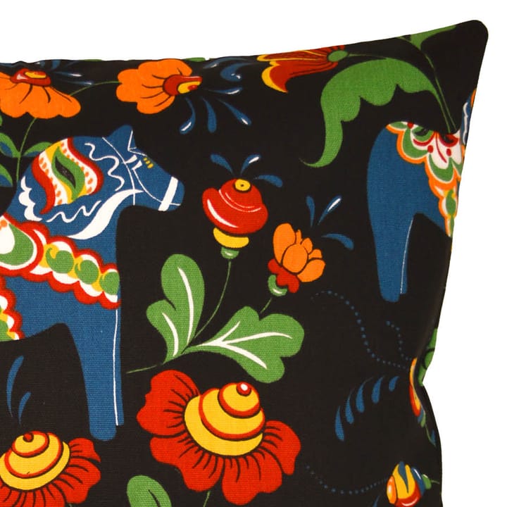 Leksand putetrekk, svart Arvidssons Textil