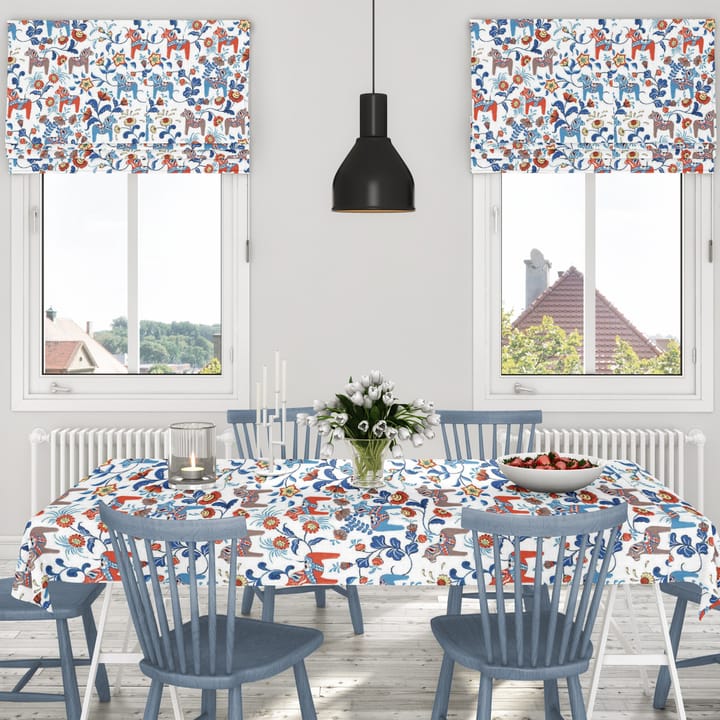 Leksand voksduk, Blå-oransje Arvidssons Textil