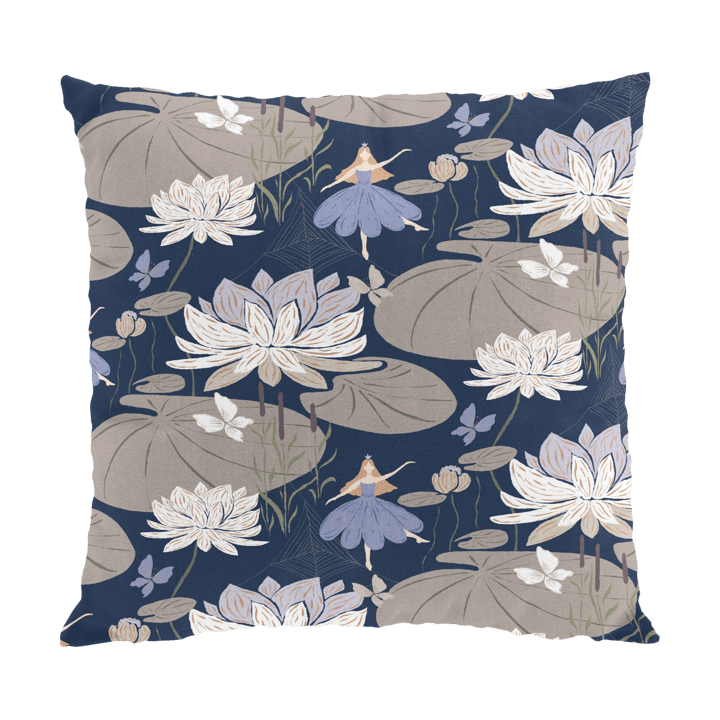 Lily putetrekk 47x47 cm - Blå - Arvidssons Textil