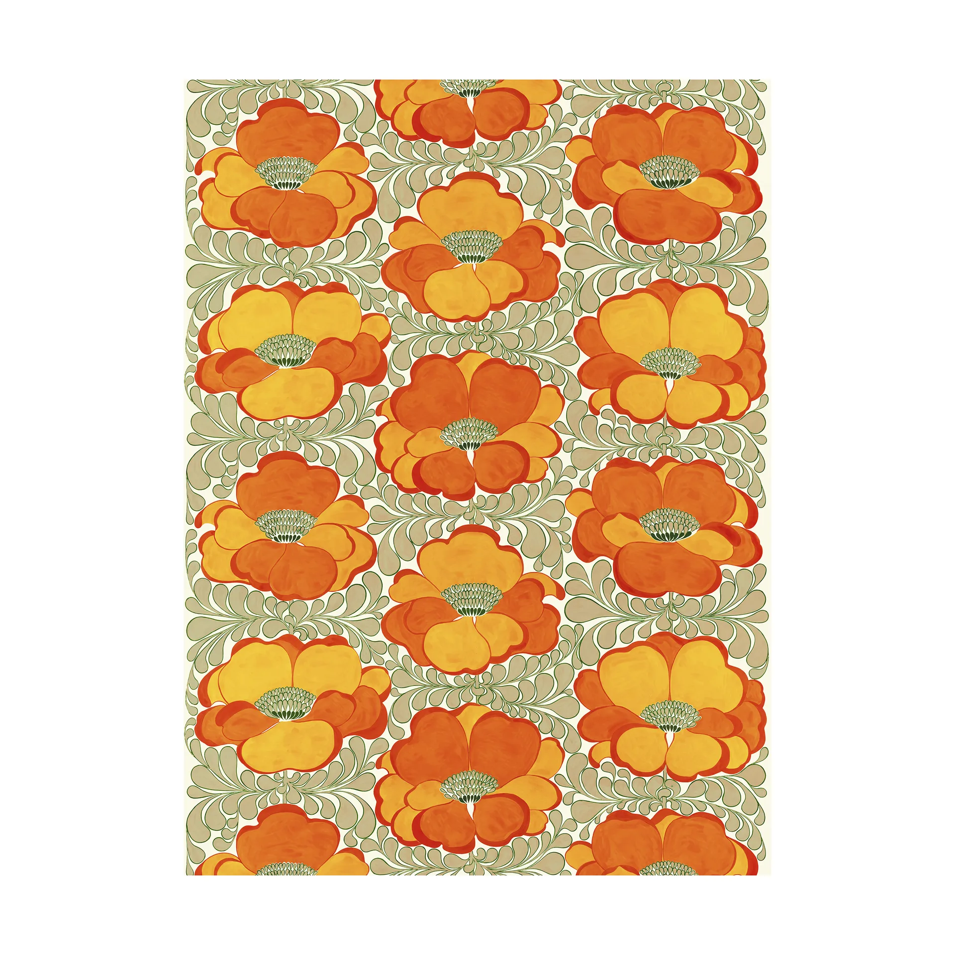 Love stoff, Oransje Arvidssons Textil