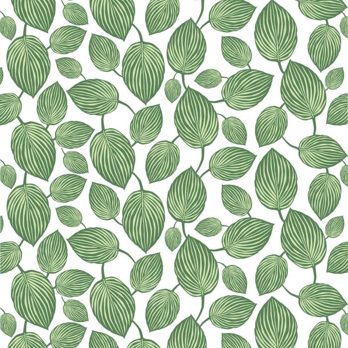 Lyckans blad tøy - grønn - Arvidssons Textil