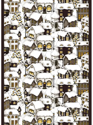 Lyckeby stoff - Brun - Arvidssons Textil