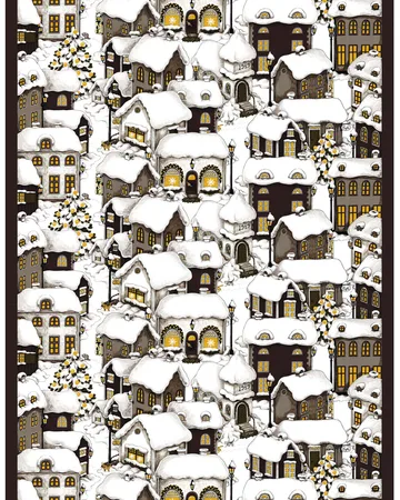Lyckeby voksduk - Brun - Arvidssons Textil