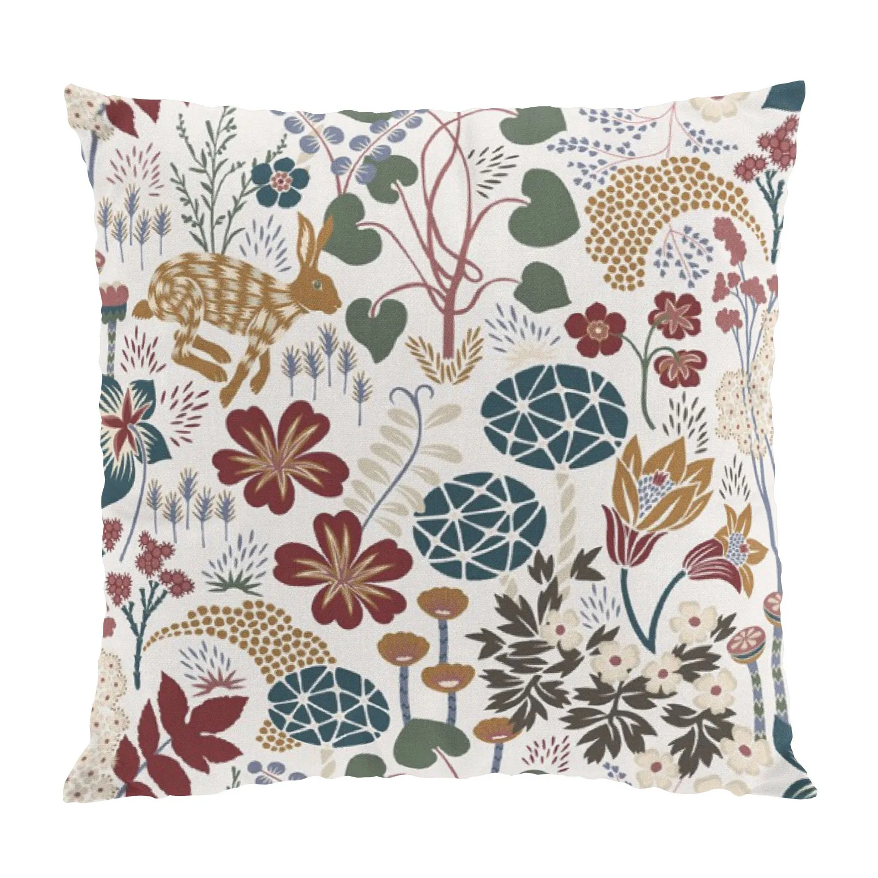 Lyckeflykt putetrekk 47 x 47 cm, Rust-brun Arvidssons Textil