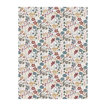 Lyckeflykt stoff - Rust-brun - Arvidssons Textil