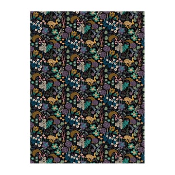 Lyckeflykt stoff - Sort - Arvidssons Textil