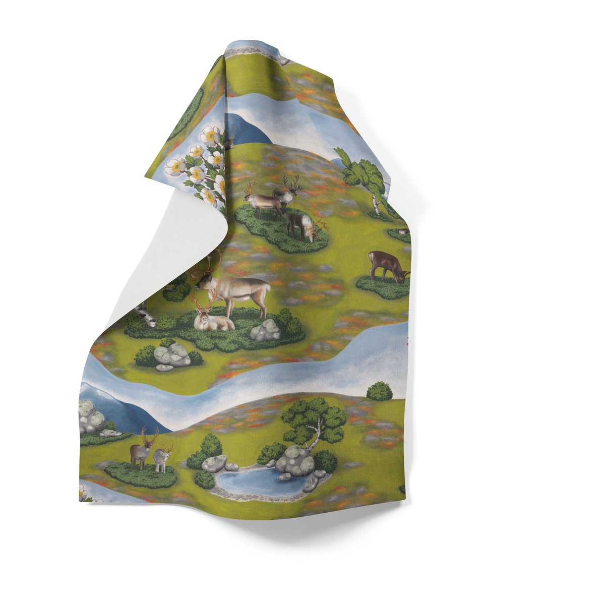 Arvidssons Textil Renvandring kjøkkenhåndkle 65 x 85 cm Grønn