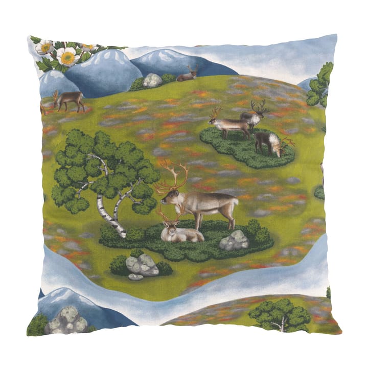 Renvandring putetrekk 47 x 47 cm - Grønn - Arvidssons Textil