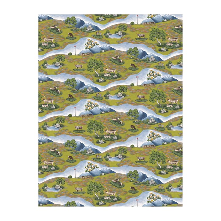 Renvandring stoff - Grønn - Arvidssons Textil