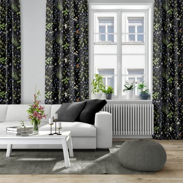 Rönnerdahl stoff - Svart-grønn - Arvidssons Textil