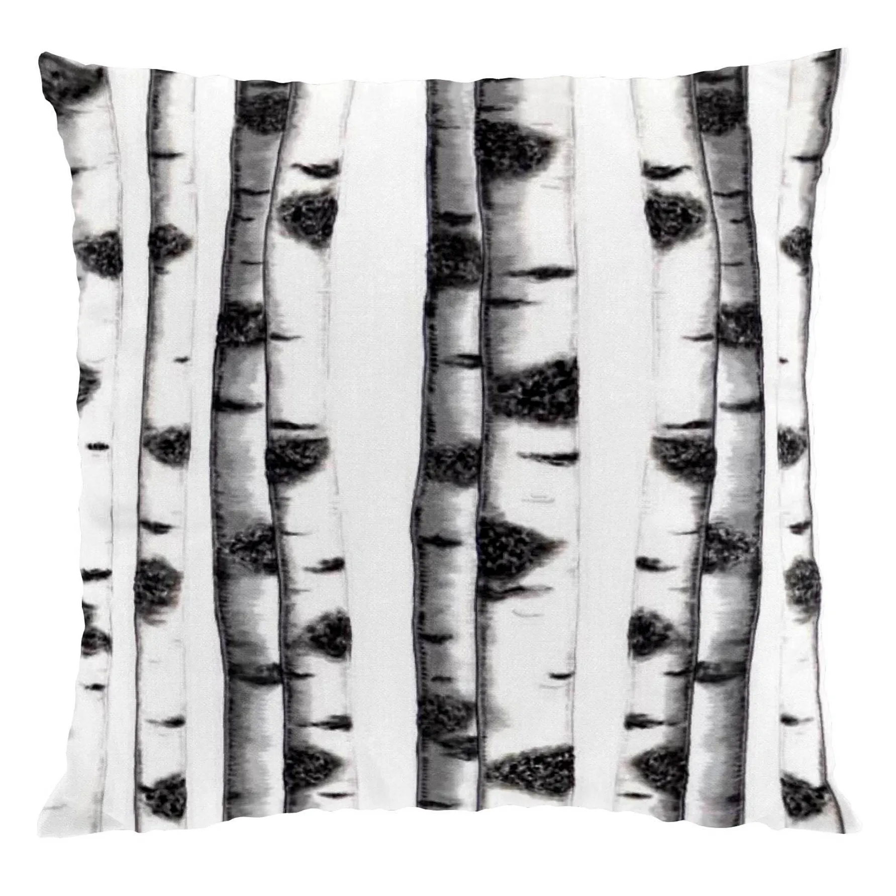 Skogsbryn putetrekk, sort-hvit Arvidssons Textil