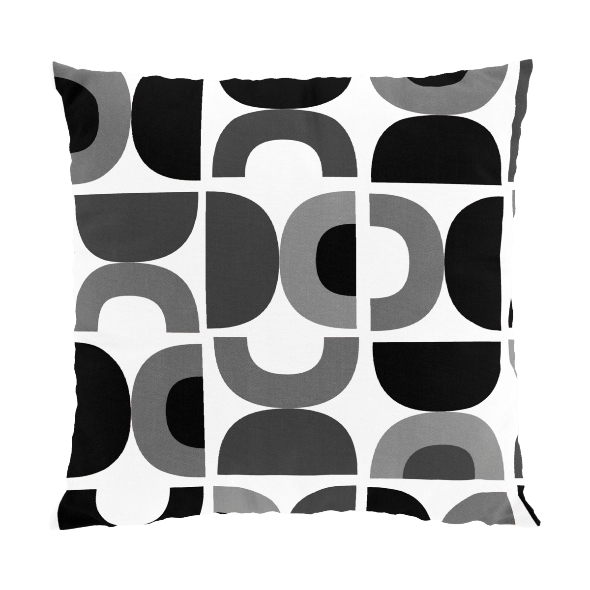 Bilde av Arvidssons Textil Spiraldans putetrekk 47x47 cm Grå