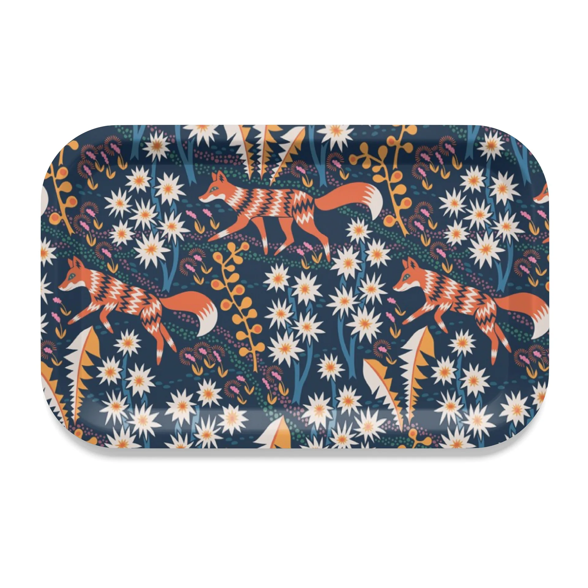 Stjärnspeja brett 21 x 31 cm, Mørke blå Arvidssons Textil