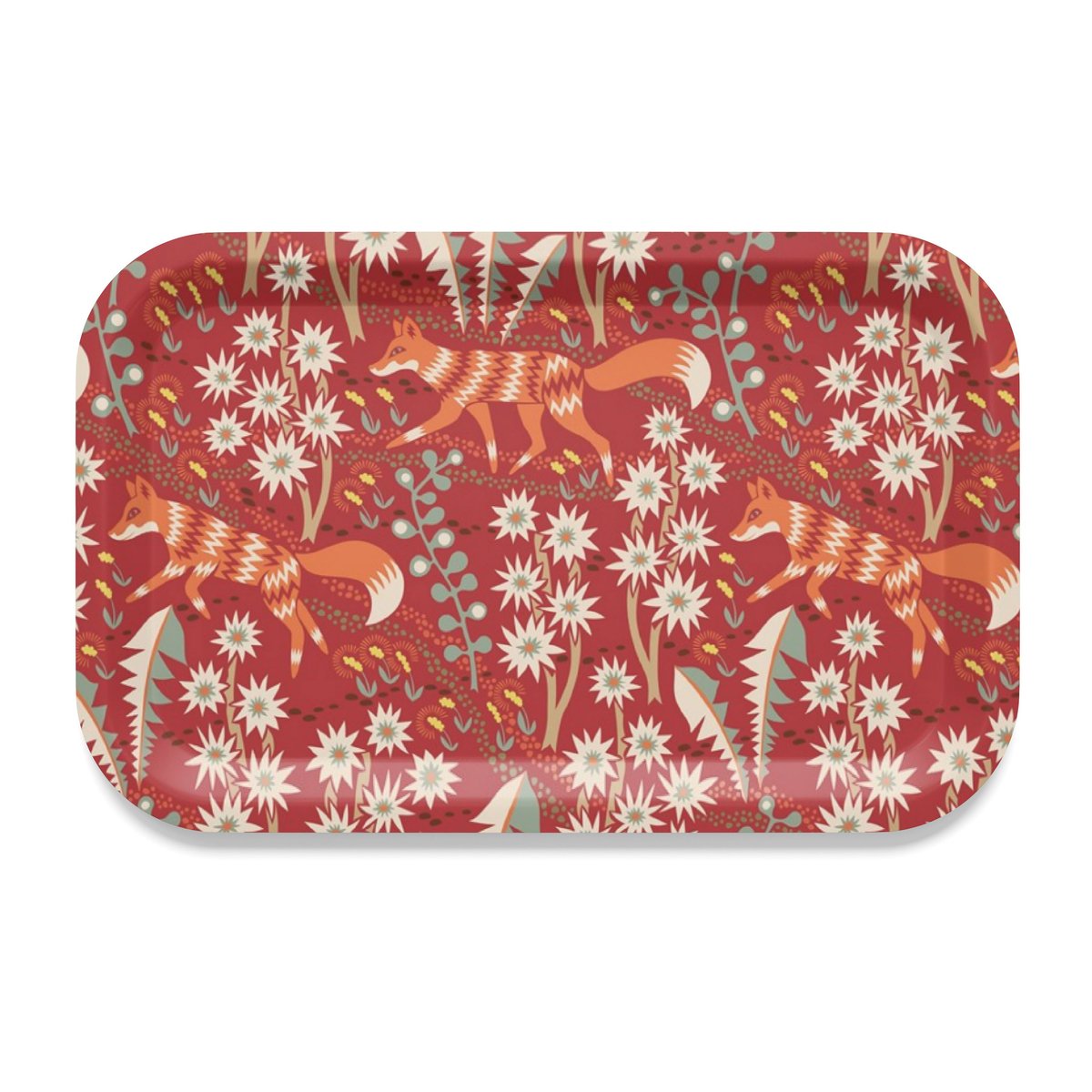 Arvidssons Textil Stjärnspeja brett 21 x 31 cm Rød