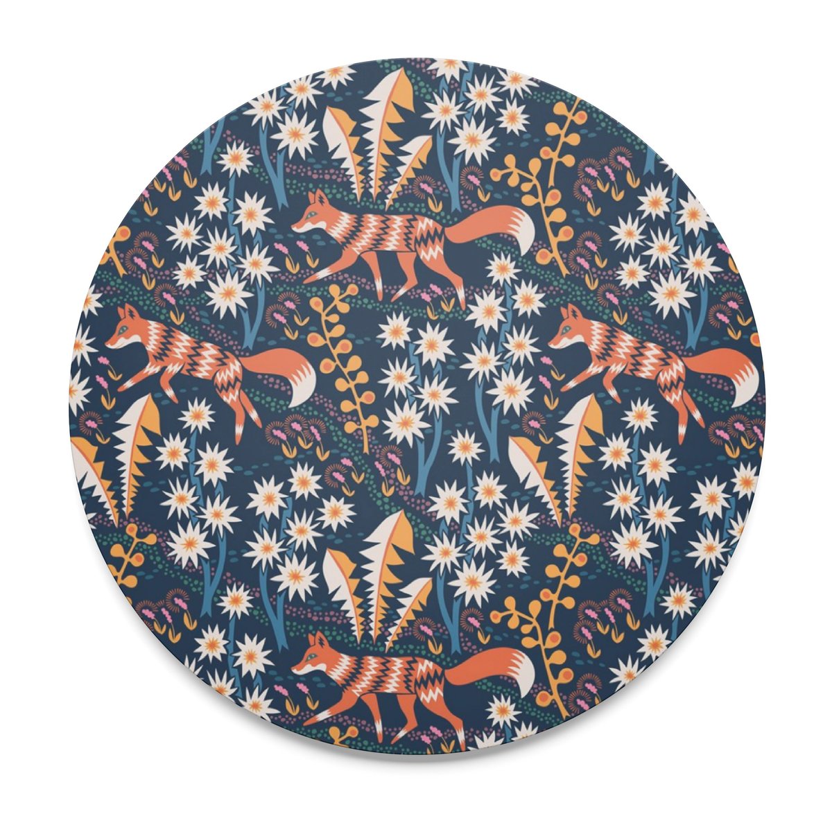 Arvidssons Textil Stjärnspeja gryteunderlag 21 cm Mrkeblå