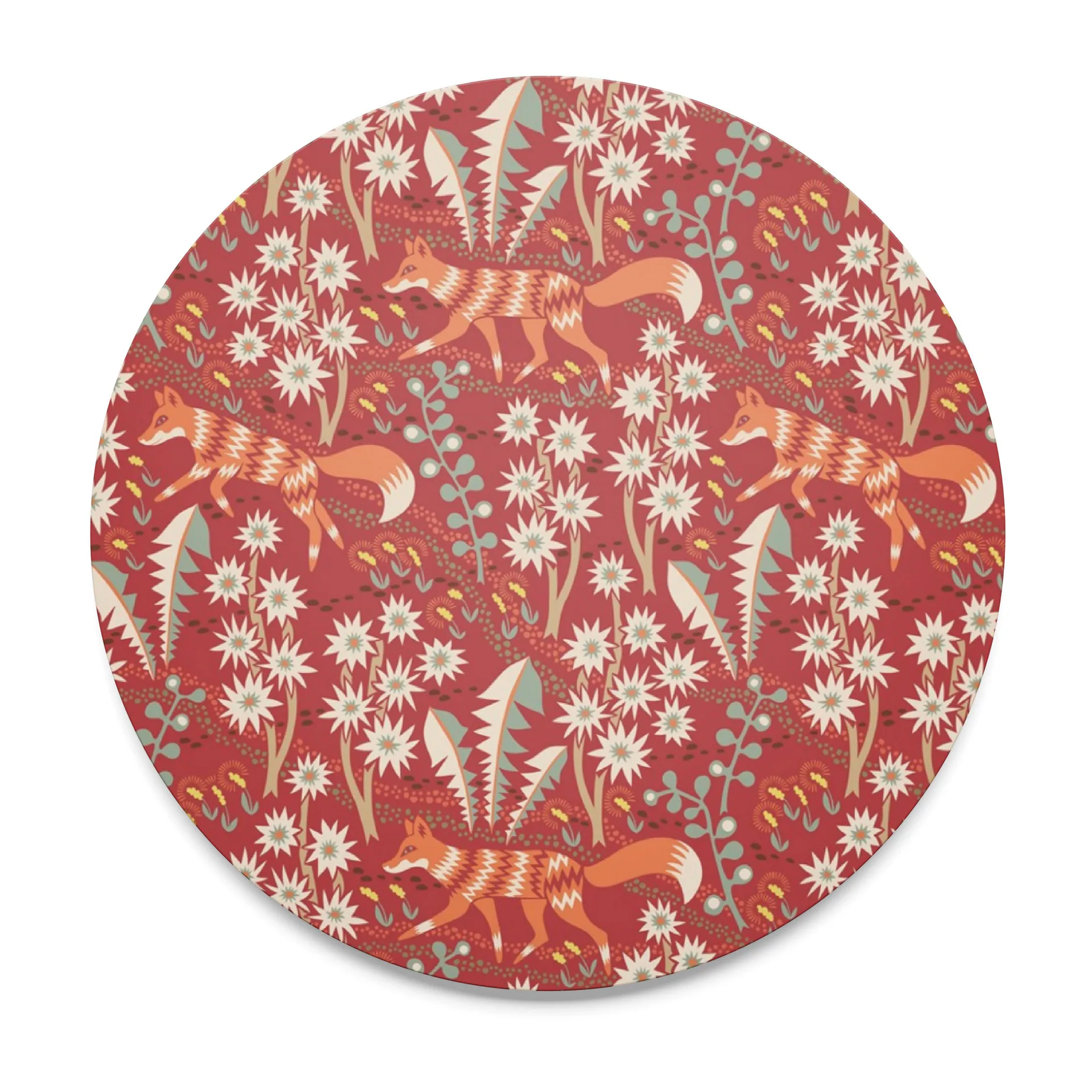 Stjärnspeja gryteunderlag Ø 21 cm, Rød Arvidssons Textil
