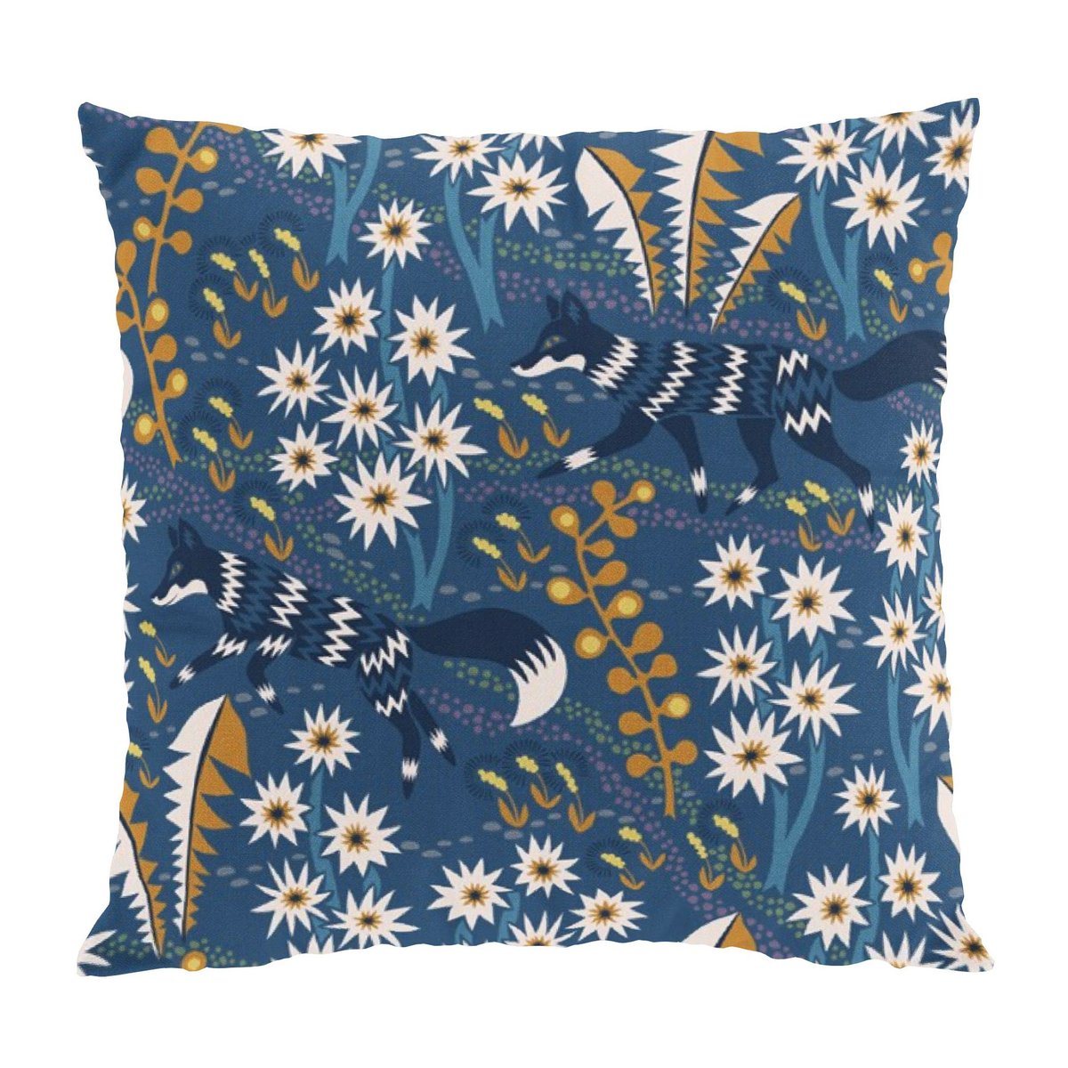 Bilde av Arvidssons Textil Stjärnspeja putetrekk 47 x 47 cm Blå
