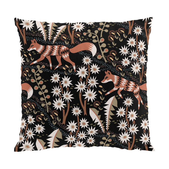 Stjärnspeja putetrekk 47 x 47 cm, Sort-rust Arvidssons Textil