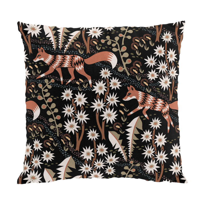 Stjärnspeja putetrekk 47 x 47 cm - Sort-rust - Arvidssons Textil